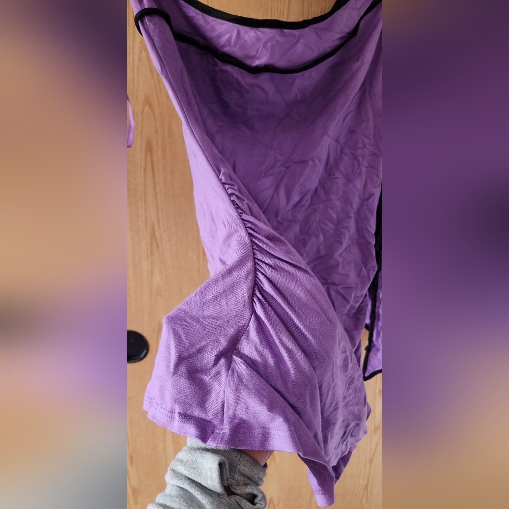 Arden B. Purple One-Shoulder Top - Picture 2 of 6